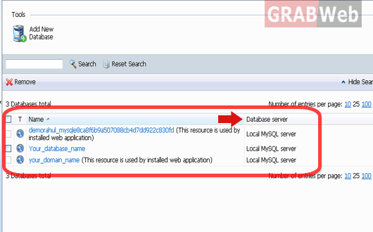 database database