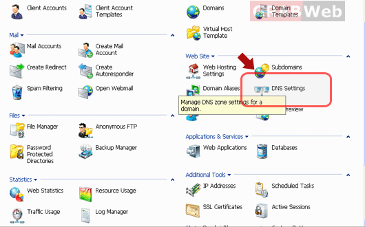 dns settings
