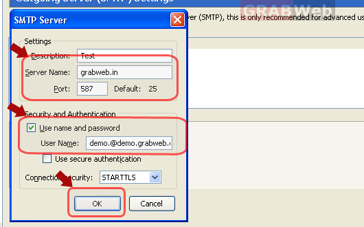 smtp auth