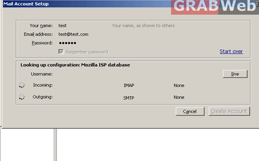 mail server setting