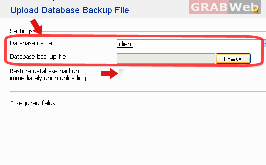 browse backup